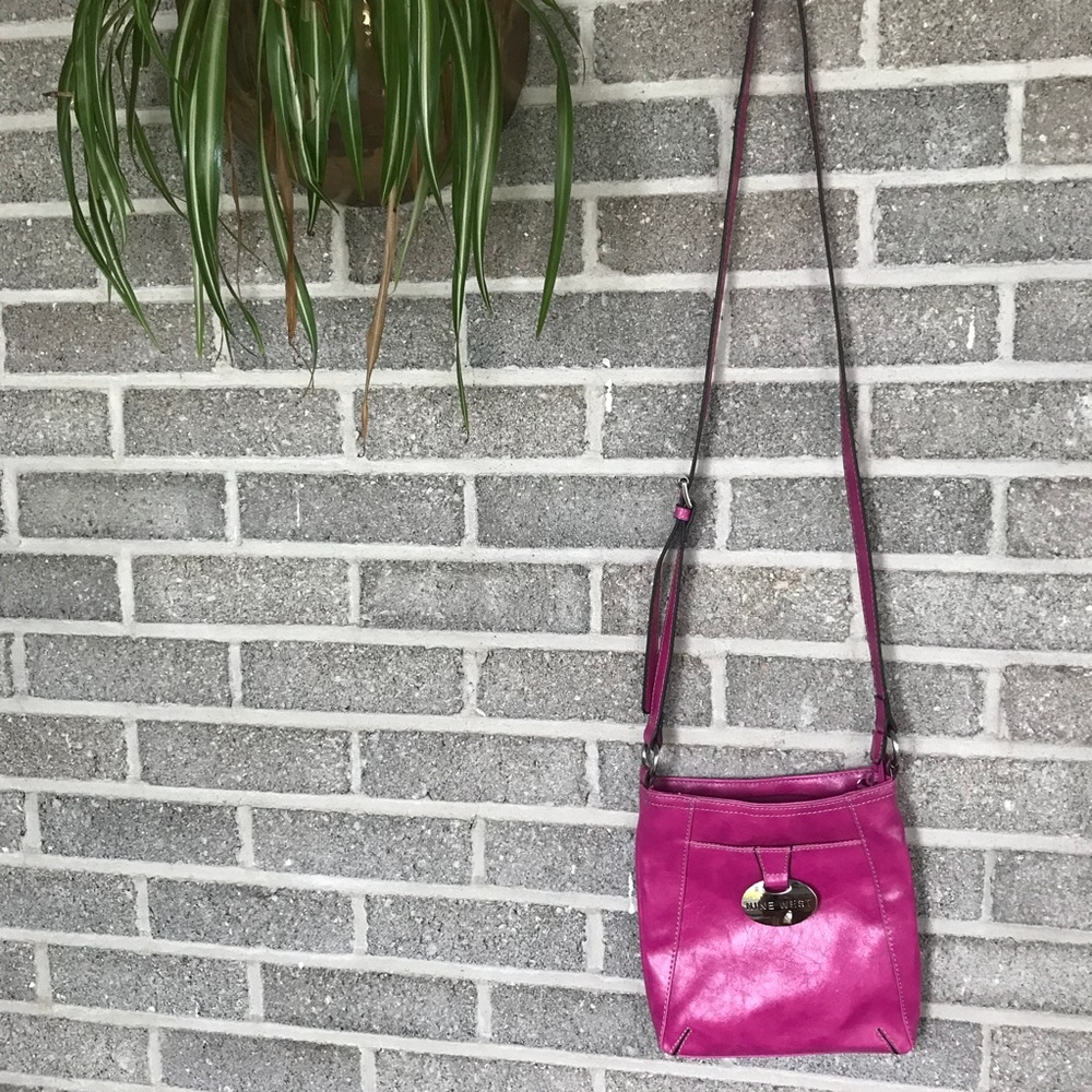 Bright pink Nine West crossbody